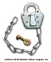 Steel Padlock with Chain
